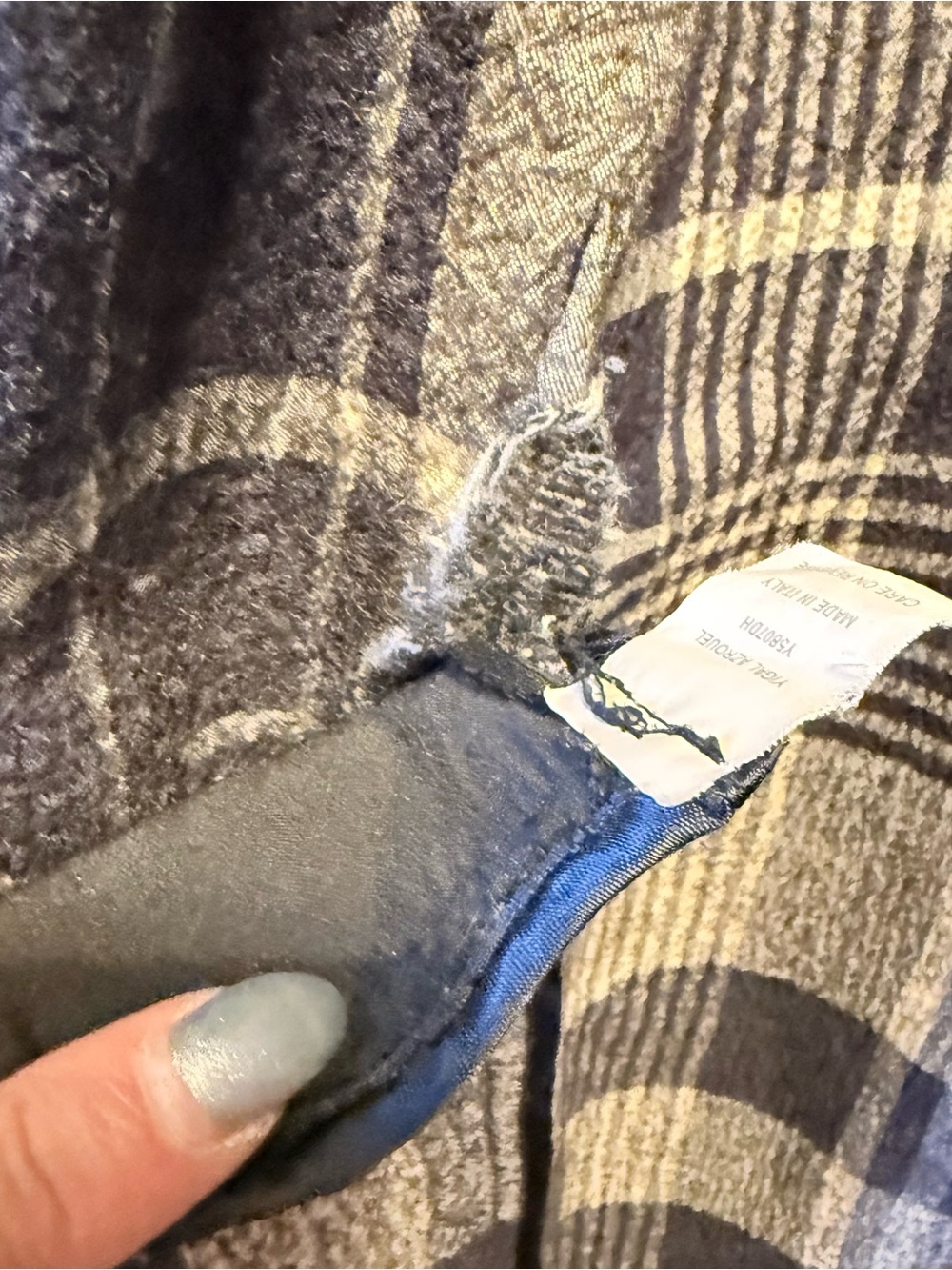 Yigal Azrouel Womems  Grey Button-Front Pea Coat - Picture 12 of 14